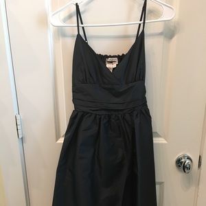 MSSP Navy taffeta scrappy dress XS